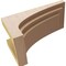 Ekena Millwork 9"W x 18"D x 9"H Wide Rockford Rough Cedar Woodgrain TimberThane Corbel, Primed Tan CORUR09X18X09ROCRCPR - alternate 2